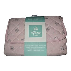 Disney Baby Minnie Mouse Travel Portable Diaper Changing Mat Pad Nwt